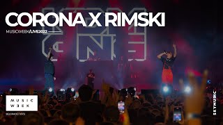 CORONA x RIMSKI  Live Belgrade Music Week 2022 [upl. by Romito244]