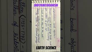 Uniformitarianism geology geogrophy science youtube shorts yt geography earthscience status [upl. by Llewop]