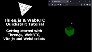 Threejs  WebRTC VideoStream with WebSockets  Full Tutorial [upl. by Morton]