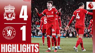 Brilliant Reds Score Four Liverpool 41 Chelsea  HIGHLIGHTS [upl. by Ojillek]