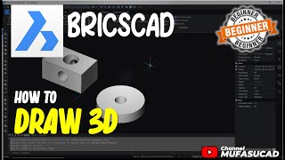 How To Draw 3D In BricsCAD [upl. by Lambrecht]