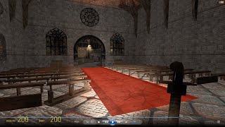 Gmod Horror Map  THE HAUNTED CHURCH [upl. by Nosned]