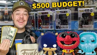 500 FUNKO POP GRAIL Shopping Spree 3 Stores [upl. by Alarice]