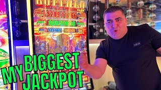 My BIGGEST JACKPOT EVER On High Limit BUFFALO LINK Slot [upl. by Schober508]