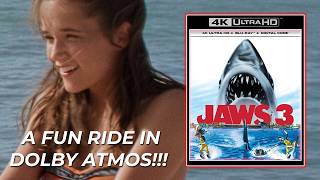 JAWS 3 4K NO AI REVIEW  4K vs Blu ray Comparison  2024 NEW 4K release  Universal Blu ray [upl. by Nassi14]