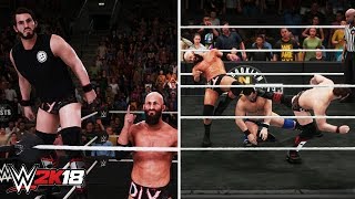 WWE 2K18 DIY Tag Team Entrance Finisher amp Victory Motion NXT Takeover [upl. by Darline]