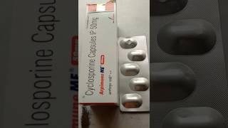 Cyclosporine capsule IP 50 mg [upl. by Naggem]