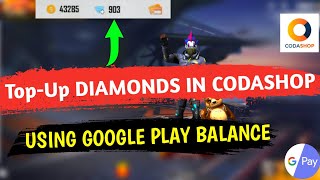 How To Buy Diamonds In Codashop Using Google Play Balance  Top Up Free Fire Diamonds In Codashop [upl. by Ardeth]