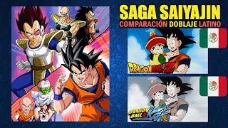 Comparación del DOBLAJE de Dragon Ball Z y Dragon Ball Z Kai  Saga Saiyajin  Español Latino [upl. by Netsrejk]