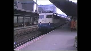 German Railways Bundesbahn 1989 Part 4 Koblenz HBF [upl. by Natek]