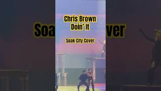 Chris Brown dance moves soak city chrisbrown soakcity 1111tour shorts [upl. by Nnaitsirk]