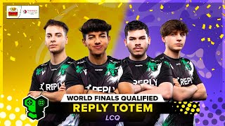 REPLY TOTEM QUALIFIED FOR WORLD FINALS 🎉 [upl. by Thomson]