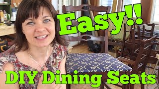 EASY Dining Chair Tutorial from a Pro [upl. by Fabriane938]