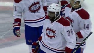 Gotta See It Subban scores from centre ice then gets put in the box [upl. by Hortense12]