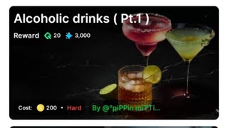 Alcholic Drinks Pt1  Answers Quiz in Hichapp earningapp learnandearn [upl. by Roman]