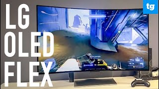 LG OLED Flex HANDS ON We LOVE how this TV Bends on Command [upl. by Carbone]