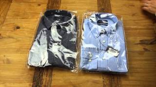 Unboxing Charles Tyrwhitt Shirts [upl. by Eeldivad]