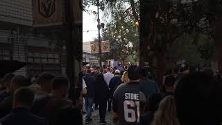 Golden Knights Hockey Las Vegas opening night madness lasvegas goldenknights lasvegastrip [upl. by Nnylirej]