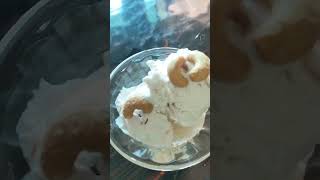 Cashew nuts Ice cream with Cold ishubgulfoodfoodytshorts trendingshortsshorts [upl. by Airdnaxela69]