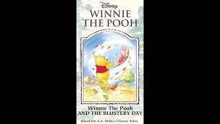 Opening to Winnie the Pooh and the Blustery Day 2000 VHS [upl. by Aubry]