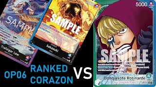 CAN ROSINANTE BEAT SAKAZUKI Corazon Ranked Games [upl. by Atorod]