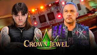 AMBULANCE MATCH  Dominik Mysterio vs Damian Priest Full Match WWE Crown Jewel 2024 Highlights [upl. by Ecinahs]