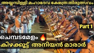 Ayyampilly Mahadeva Temple Thirulsavam 2024  Chembada🔥 Kizhakoot Aniyan Marar  Part 1 [upl. by Nyliahs425]