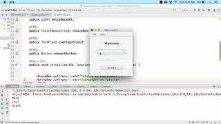 74 Controller  Choice Box learn JavaFX [upl. by Leeland]