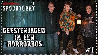 ➤ DE SPOOKTOCHT 1 GEESTEN JAGEN in een HORROR BOS [upl. by Dimmick246]