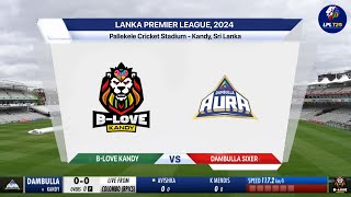 🔴 Live Kandy Falcons Vs Dambulla Sixers Live  KFL vs DS Live  Lanka Premier League 2024 Live [upl. by Namyl]