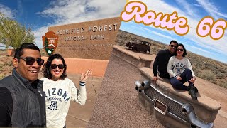 ROUTE 66 Petrified Forest NATIONAL PARK [upl. by Rycca]