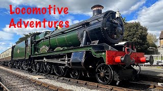 Steam Locomotive 7903 Foremarke Hall Ride Along GWR 20424 [upl. by Walden127]