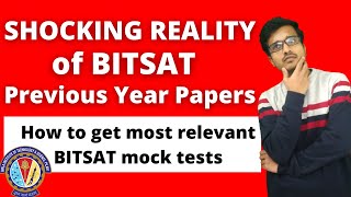 How to get BITSAT Previous Year Question Papers Most Relevant BITSAT Test Series for BITSAT 2022 [upl. by Edgell]