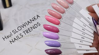 HAUL SLOWIANKA NAILS TRENDS  CODE PROMO ✨ [upl. by Anivas]