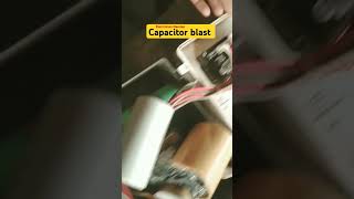 Capacitor Blast shorts electricalwork [upl. by Chancellor]