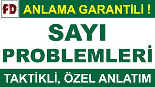 SAYI PROBLEMLERİ SORU ÇÖZÜMLÜ ANLATIM  ANLAMA GARANTİLİ [upl. by Nosnaj909]