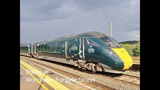 Trains at Worcester Foregate Street [upl. by Ellinad813]