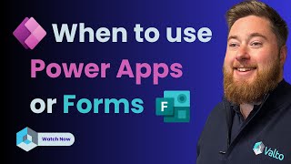 When to use Power Apps vs Forms [upl. by Etteiluj]