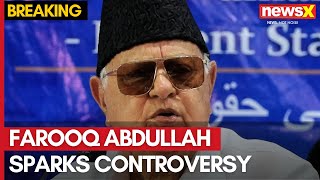 JK Terror Farooq Abdullah Sparks Controversy with Comments on Anantnag Encounter  NewsX [upl. by Boone701]