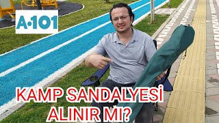 A101 KAMP SANDALYESİ NASIL KURULUR NASIL KATLANIR [upl. by Akcirahs]