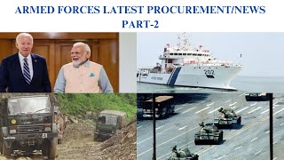 ARMED FORCES LATEST PROCUREMENTNEWS PART2 DEFENSE NEWSCURRENT AFFAIRSSSB amp AFSB [upl. by Thisbee376]