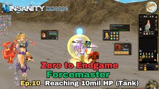 Insanity FlyFF  ZTE Forcemaster Series Ep10  Reaching 10mil HP [upl. by Aisital]