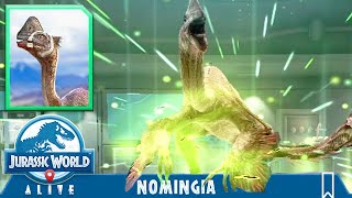 NEW UNIQUE NOMINGIA UNLOCKED JURASSIC WORLD ALIVE [upl. by Cleon]