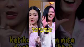 ketika Eca dan Nita Gunawan joget tiktok eca desta nitagunawan komedi [upl. by Radman247]