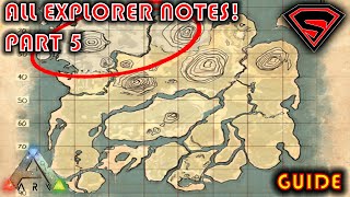 ARK SURVIVAL EVOLVED THE ISLAND ALL EXPLORER NOTES PART 5 INCLUDING WATER CAVES [upl. by Maurie]