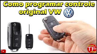 Como codificar controle do alarme original VW [upl. by Dnalon]