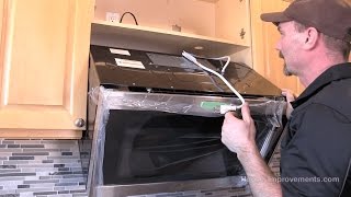 How To Install A Microwave OverTheRange Style [upl. by Thoer]