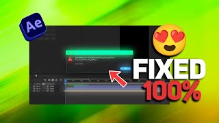 ✅Fixed 100After Effects Error D returned invalid from maxresultrect pfcmdsmartprerender [upl. by Saloma]