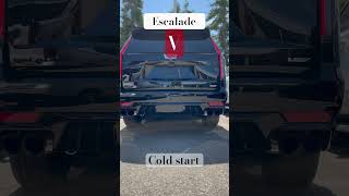 EscaladeV  cold start escalade escaladev blackwing cadillac cadillacescalade supercharged [upl. by Nav]