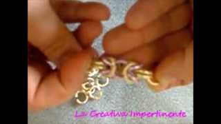 Chain maille Tutorial  Maglia Bizantina  DIY Byzantine [upl. by Itsa]